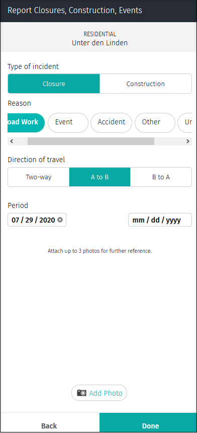 road closure menu MMC_2